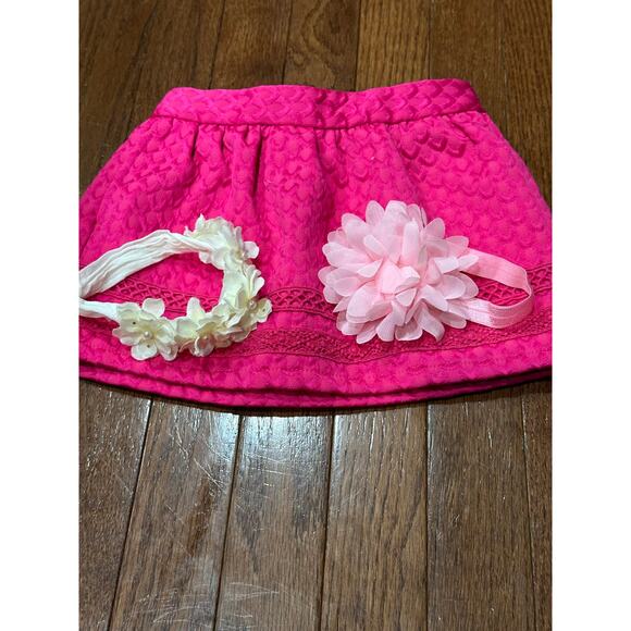 NWOT Genuine Kids by OshKosh 18 months Girls  Pink Quilted Skirt with Pockets - Picture 14 of 15